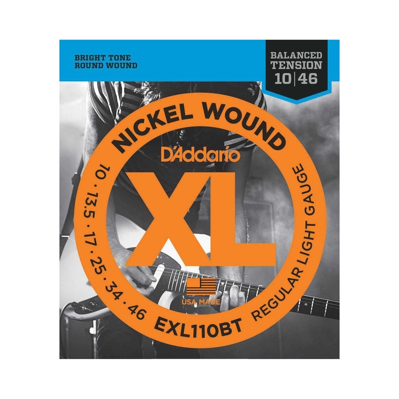 D’Addario EXL110BT XL Nickel Round Wound Balanced Tension Light Gauge Electric Guitar Strings