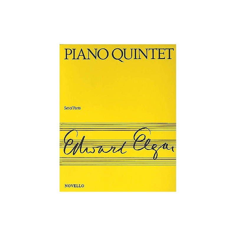 Music Sales Piano Quintet Op. 84 Music Sales America Series Composed by Edward Elgar