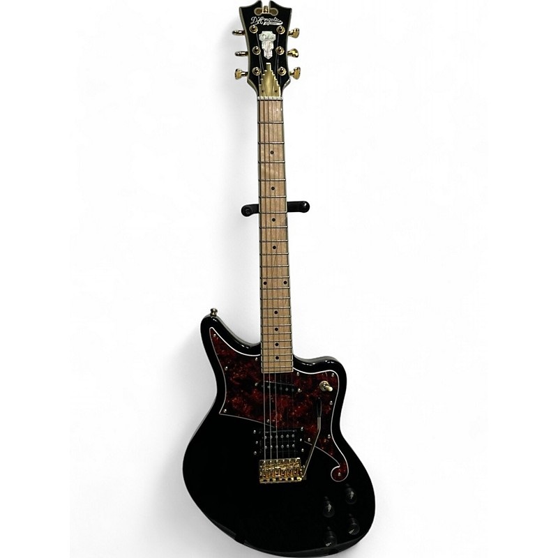 Used 2020 D’Angelico Bedford Deluxe HS Tremolo Black Solid Body Electric Guitar Black