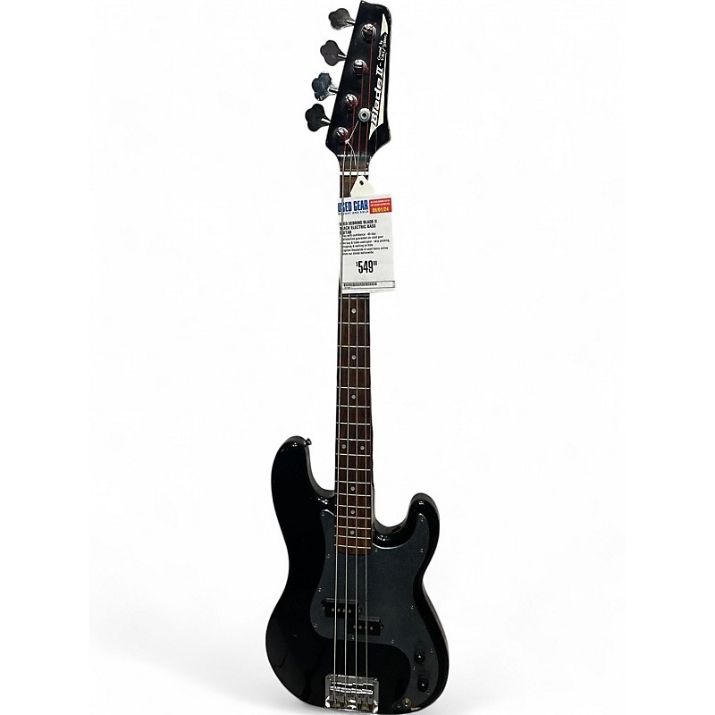 Used Sebring BLADE II Black Electric Bass Guitar Black