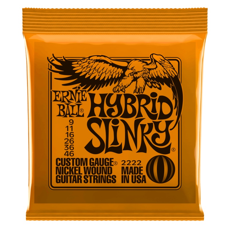 Ernie Ball 2222 Hybrid Slinky 9-46 Electric Guitar Strings