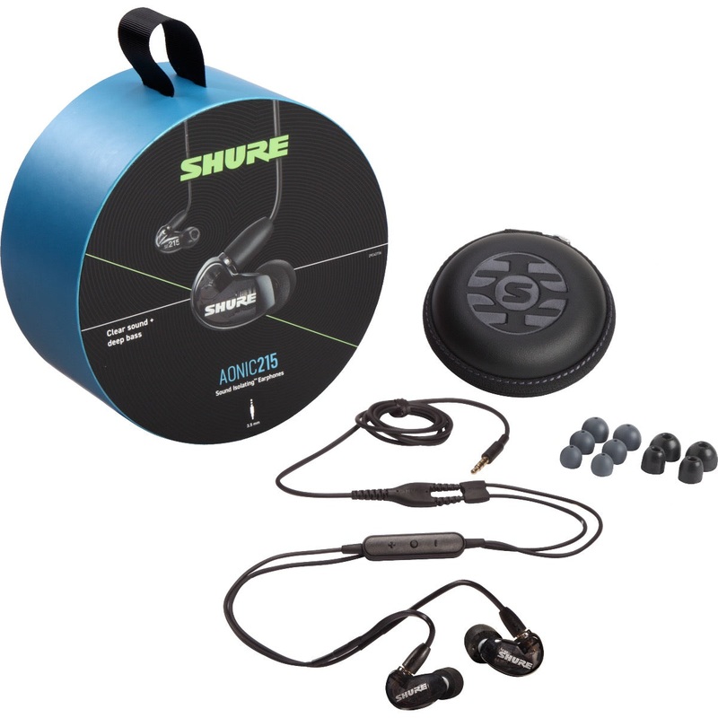 Shure AONIC 215 Sound Isolating Earphones – Black