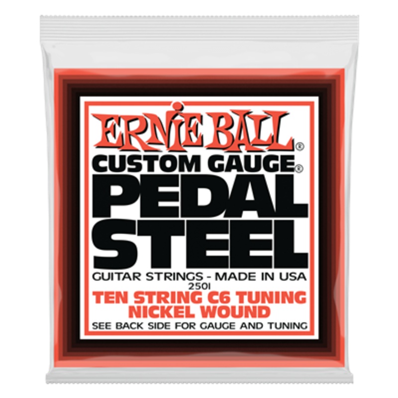 Ernie Ball Pedal Steel C6 Set – 10 String Nickel Wound