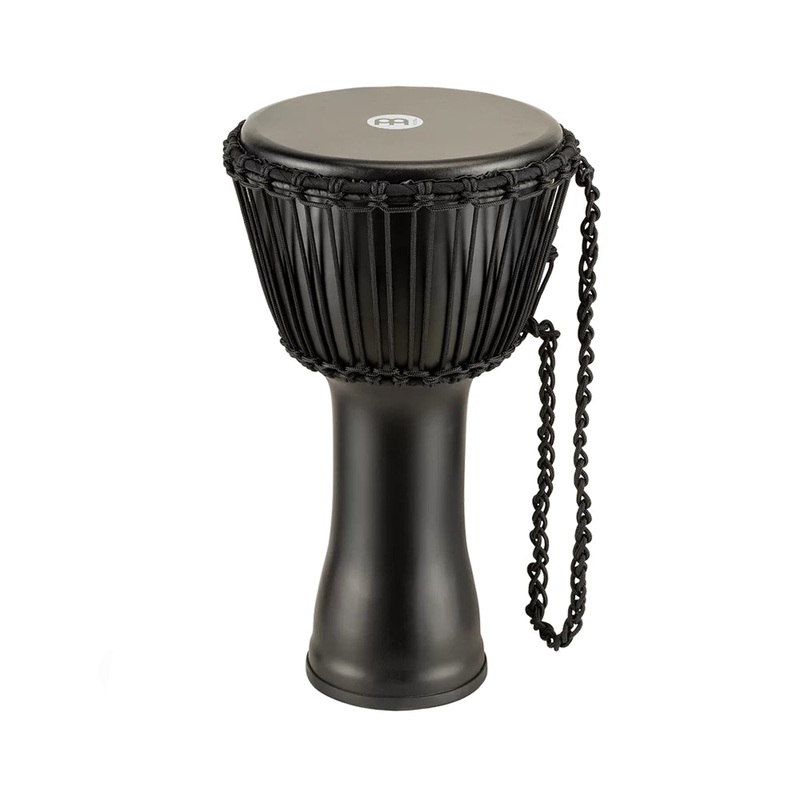 Meinl 10″ Rope Tuned Travel Series Djembe- Phantom Black