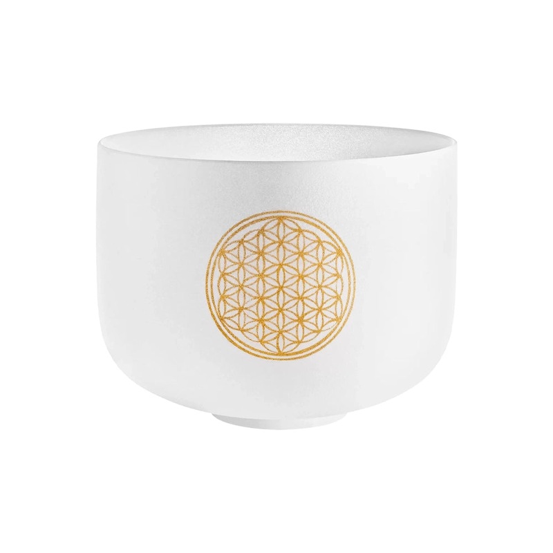 Meinl 10″ Crystal 128 Hz Singing Bowl – Flower Of Life C5