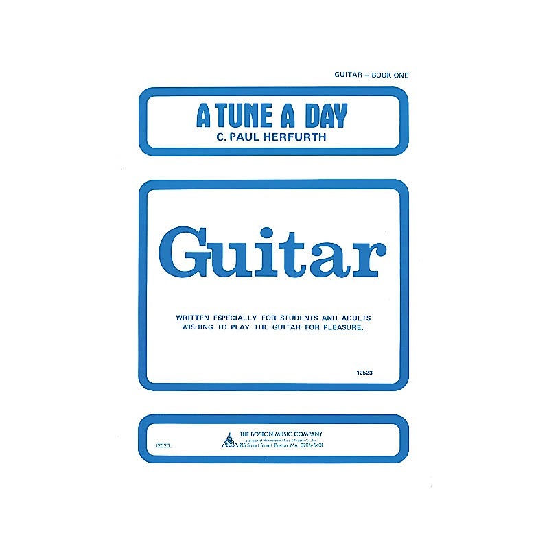 Music Sales A Tune a Day – Guitar (Book 1) Music Sales America Series Written by C. Paul Herfurth