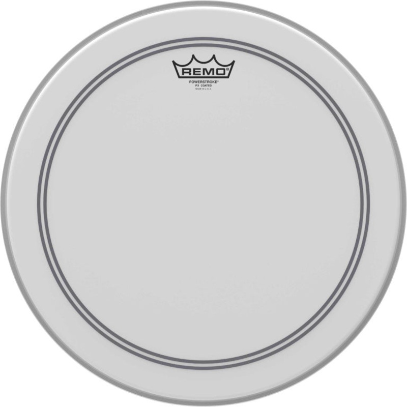 Remo 16″ Powerstrike3 Coated Head