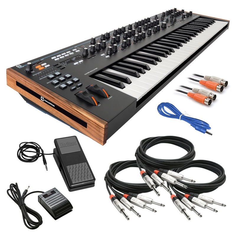 Novation Summit 16-Voice Polyphonic Keyboard Synthesizer CABLE KIT
