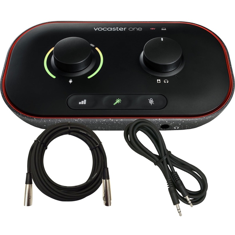 Focusrite Vocaster One Podcast Audio Interface CABLE KIT