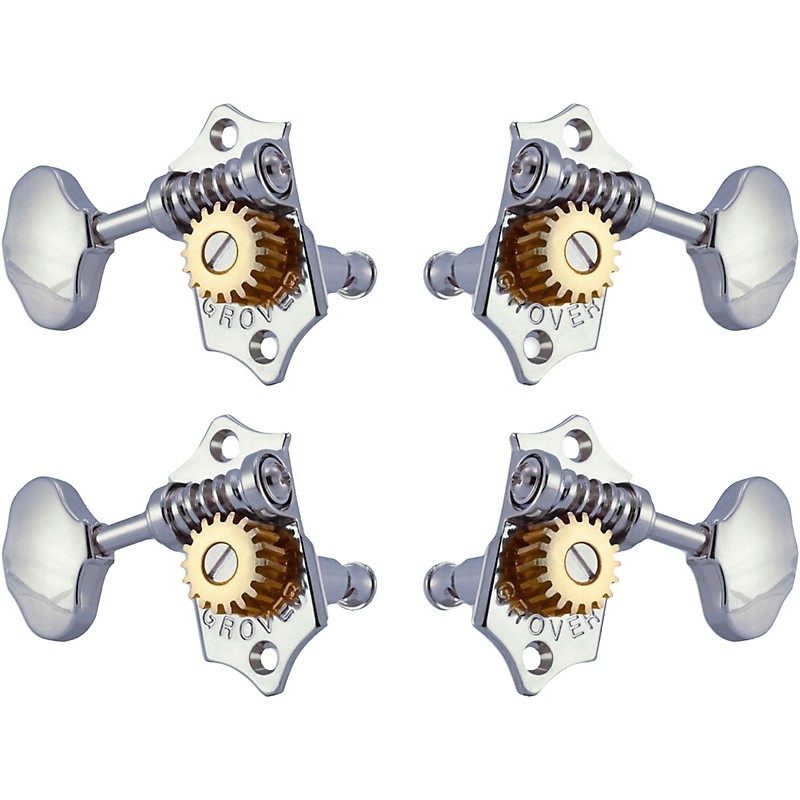Grover Sta-Tite Ukulele With 18:1 Gear Ratio U98-18 Series Chrome Button Tuning Machines Chrome