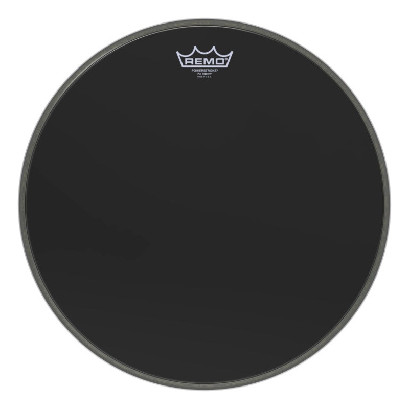 Remo 16″ Powerstroke 3/Ebony Bass+Dynamo Templ Head