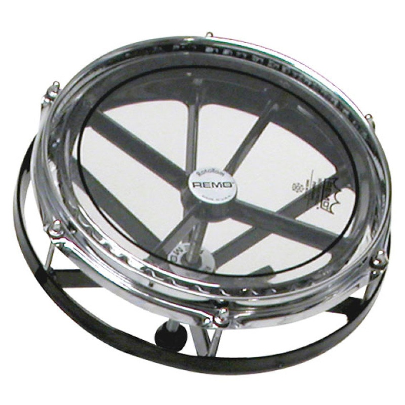 Remo 14″ Black Rototom With Pin Stripe