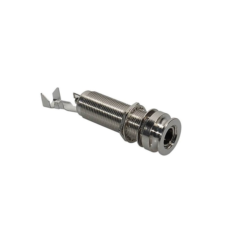 Switchcraft Acoustic Guitar Endpin Output Jack, Nickel