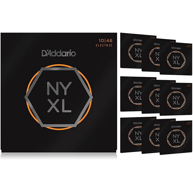 D’Addario NYXL1046 Light 10-Pack Electric Guitar Strings