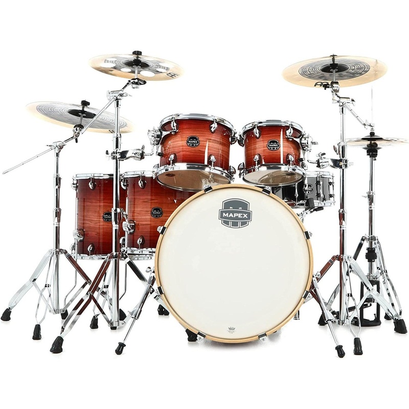 Mapex Armory Series 6-Piece Studioease Shell Pack – Redwood Burst (AR628SRA)