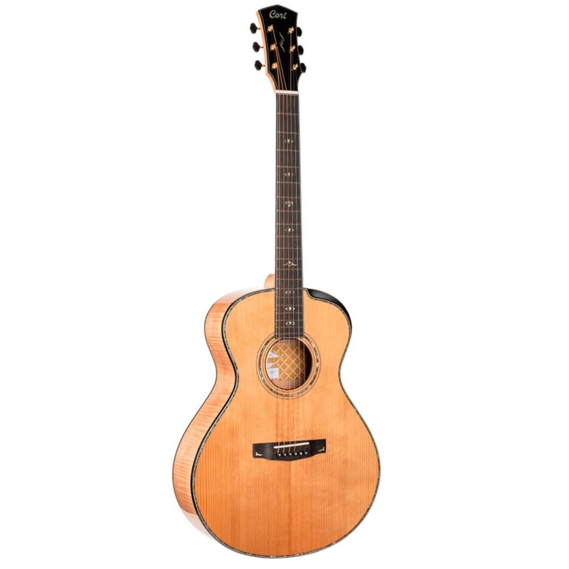 Cort Gold Passion 6-String Acoustic Guitar With Case (GOLD PASSION-U)