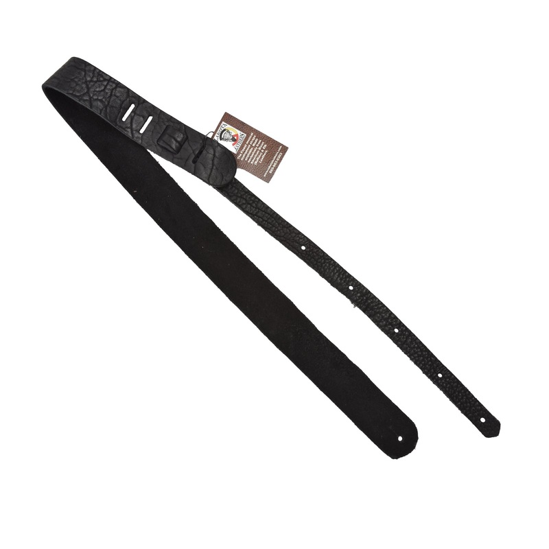 Lakota Leathers 2″ Guitar Strap, Black
