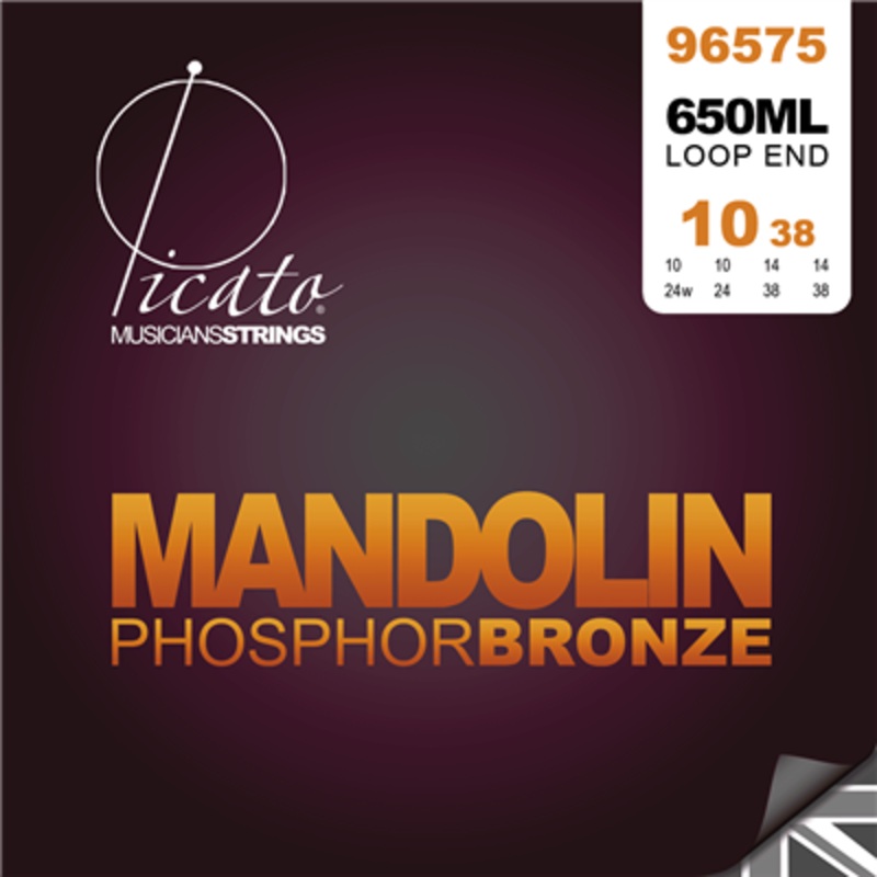 Picato Phosphor Bronze Mandolin Loop End 10-38
