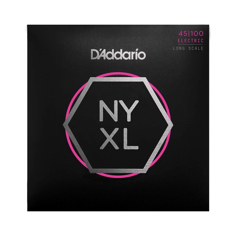 D’Addario NYXL Long Scale Light Gauge Electric Bass Strings