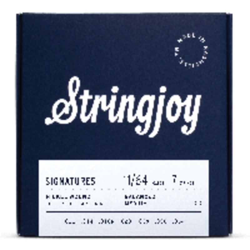 Stringjoy Signatures | 7 String Balanced Medium Gauge (11-64) Nickel Wound Electric Guitar Strings