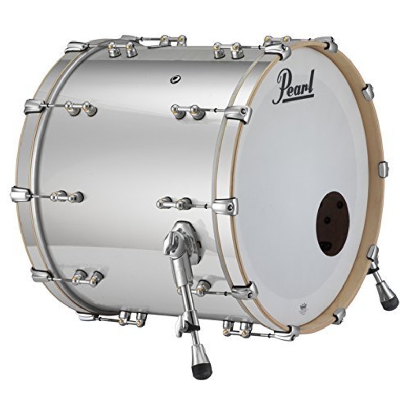 Pearl Music City Custom Pure 22″x20″ Bass Drum w/BB3 Mount MIRROR CHROME