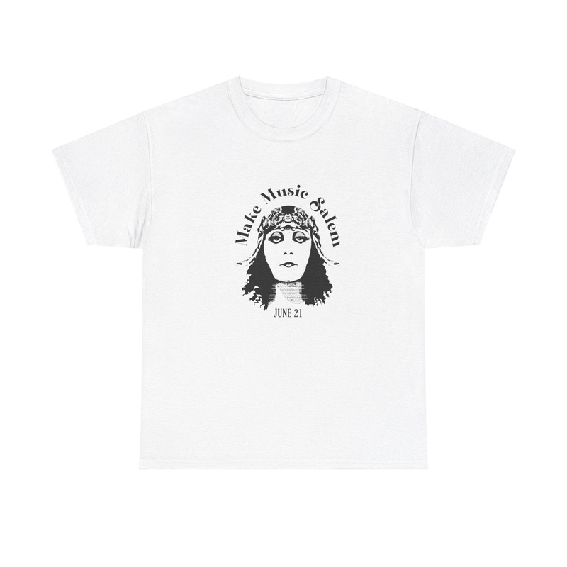 Make Music Salem Elsinore Girl T-Shirt Light Blue S