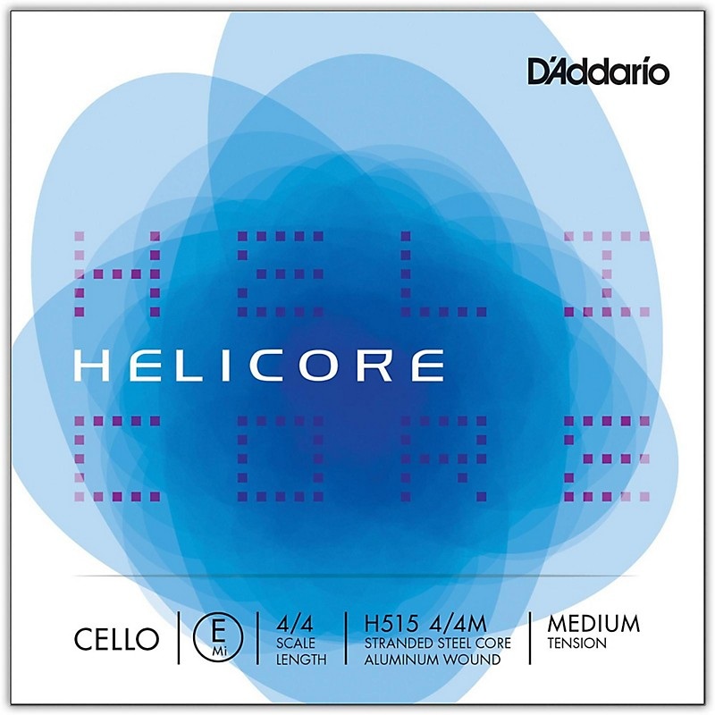 D’Addario Helicore Series Cello High E String 4/4 Size Medium