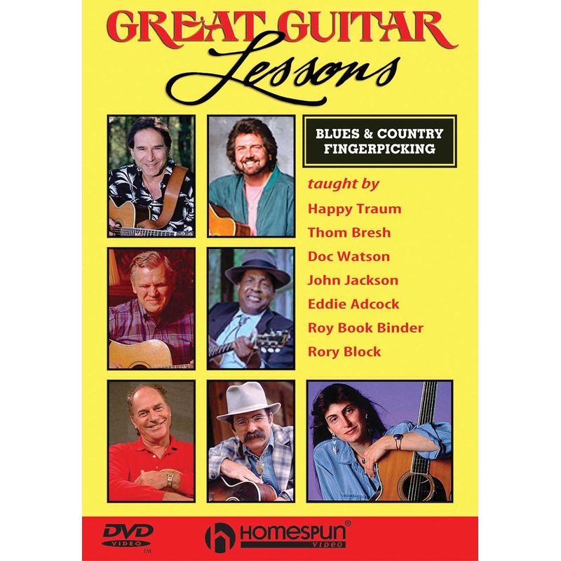 DVD – Great Guitar Lessons: Blues and Country Fingerpicking