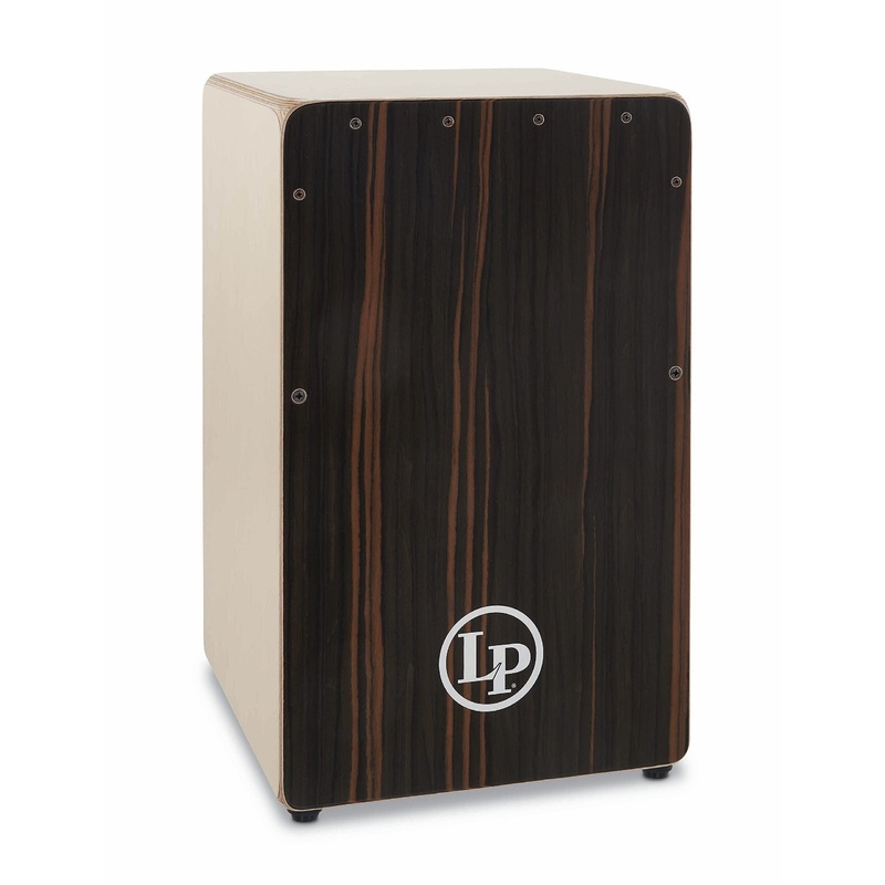 Latin Percussion Woodshop Cajon, Rare Ebony, 19 x 11-1/2 x 11-3/4 (LP1491RE)
