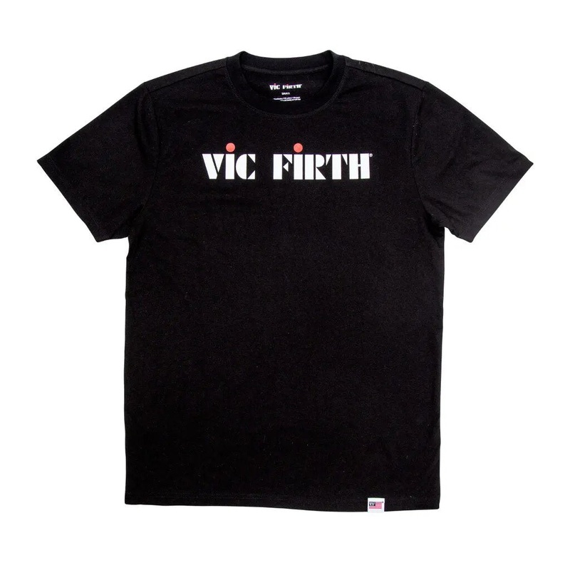 Vic Firth Logo Extra Large T-Shirt – Black (PTS20LOGOXL)