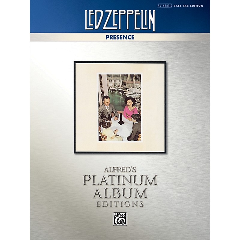 Alfred Led Zeppelin – Presence Platinum Bass Guitar TAB Book