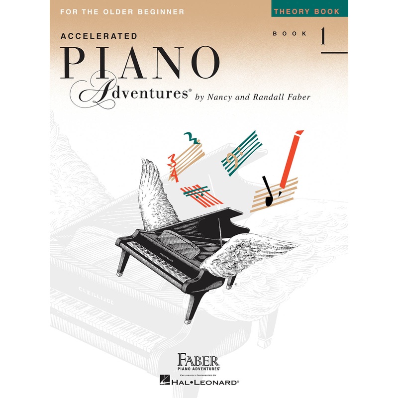 Accelerated Piano Adventures for the Older Beginner – Theory Book 1