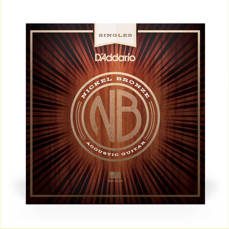 D’Addario Nickel Bronze Wound 20w (.020″) Single String