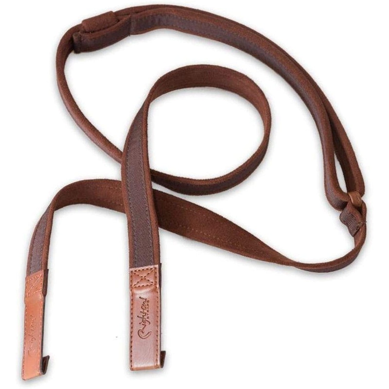 RightOn! Classical Dual-hook Brown Guitar Strap (ROS-CDH-BRW)