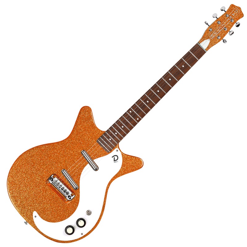 Danelectro ’59M NOS Electric Guitar ~ Orange Metal Flake