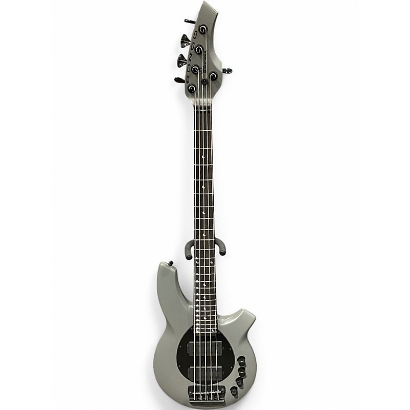 Used Ernie Ball Music Man Bongo 5 HH Matte Grey Electric Bass Guitar Matte Grey