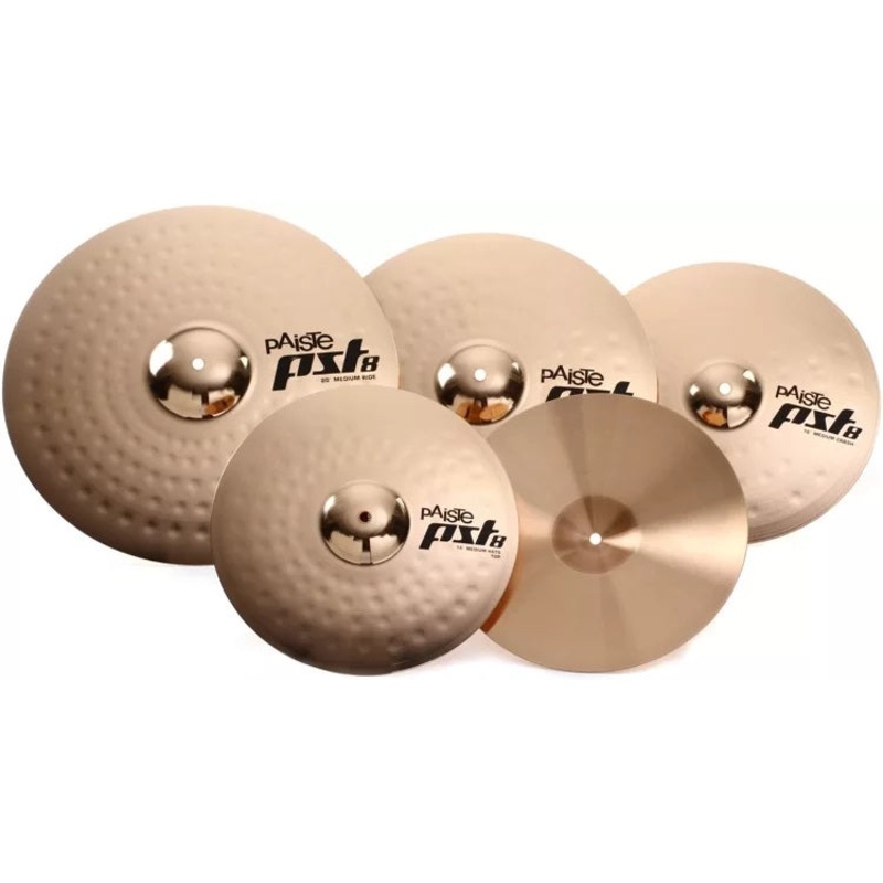 Paiste PST 8 Reflector Universal Cymbal Set 14/18/20 – Free 16″ Crash