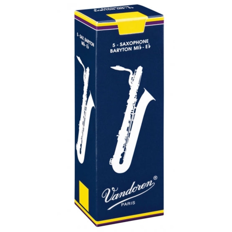 Vandoren Baritone Sax Reeds 3 Traditional (5 Box)