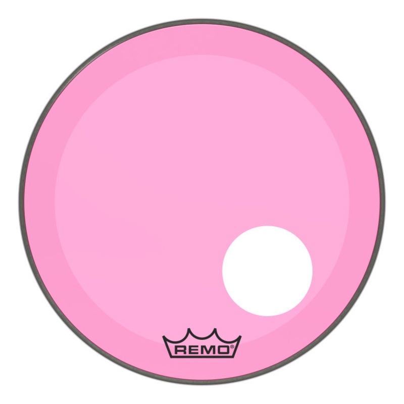 Remo 20″ Powerstroke 3 Colortone With Hole Pink Head