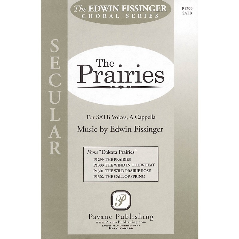 PAVANE The Prairies SATB a cappella composed by Edwin Fissinger