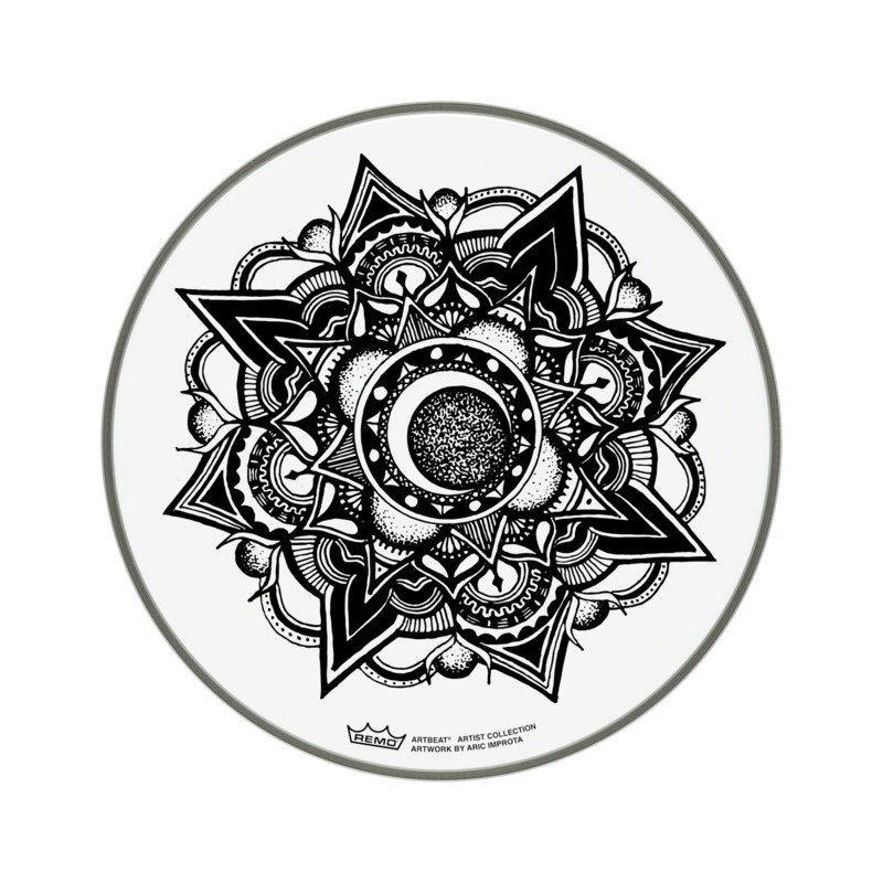 Remo 14″ Emperor Artbeat Skyndeep Nocturnal Bloom Drum Head