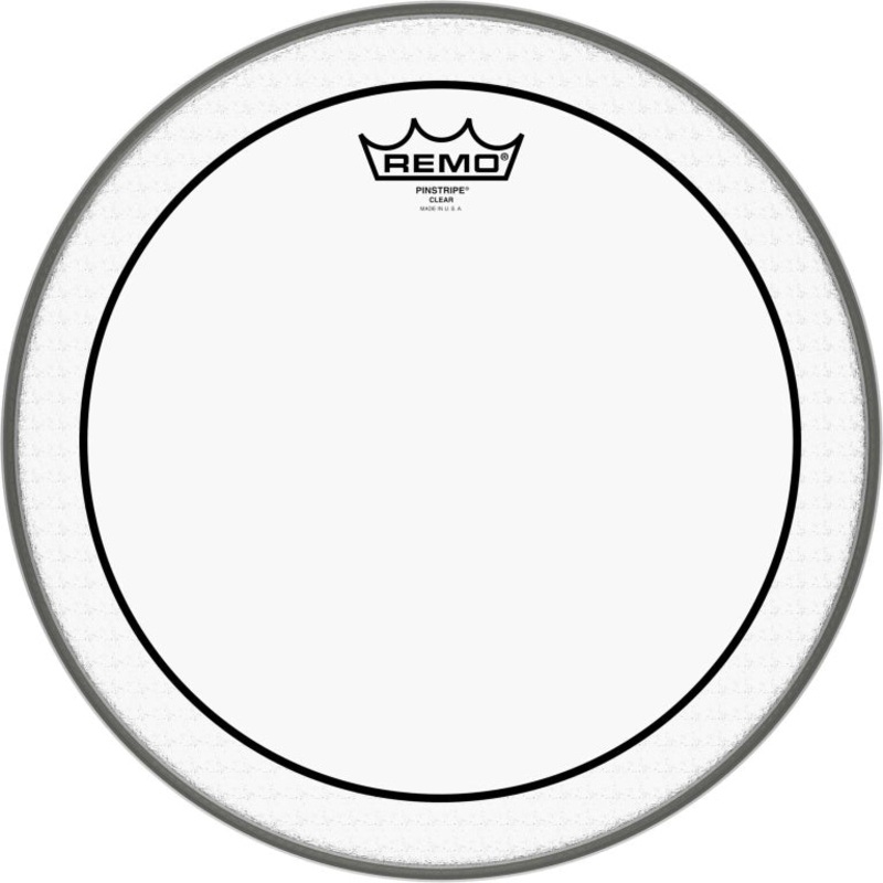 Remo 13″ Pinstripe Clear Head