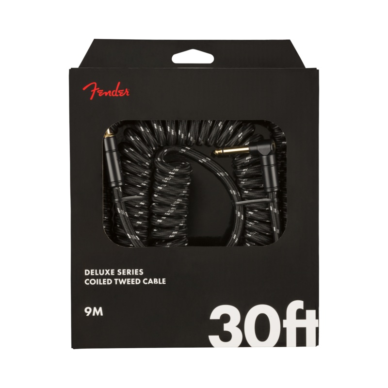 Fender Deluxe Series Coil Cable, Black Tweed