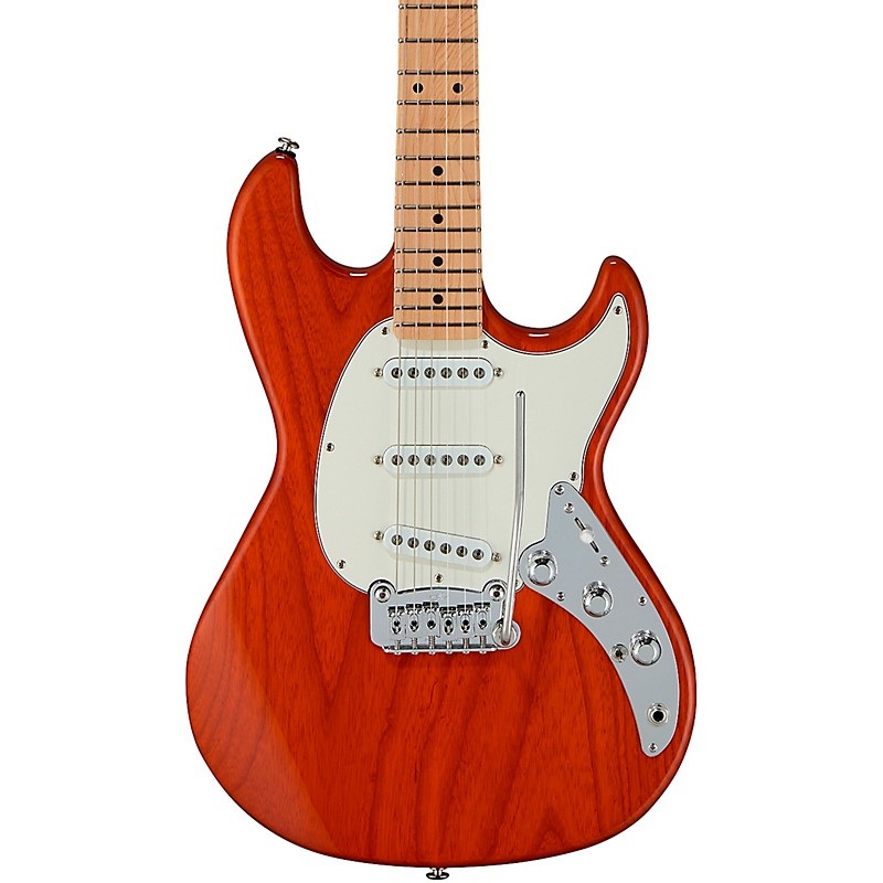G&L Fullerton Deluxe Skyhawk Electric Guitar Clear Orange