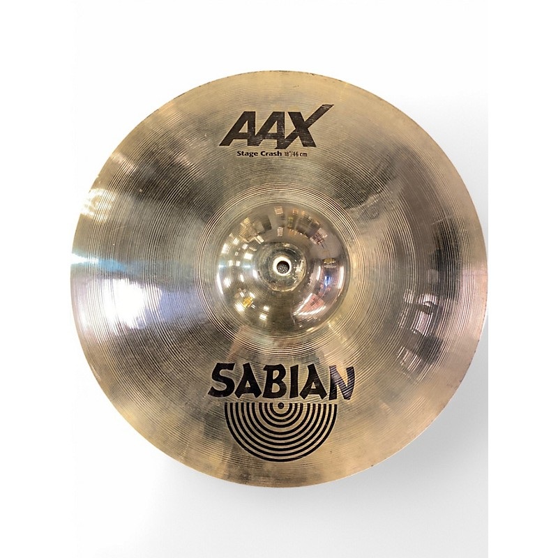Used 2010s SABIAN 18in AAX Stage Crash Cymbal 38