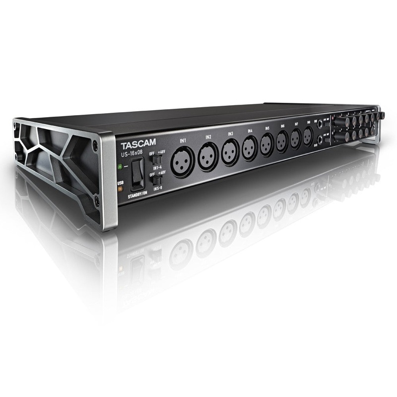 TASCAM US-16×08 USB Audio Interface with Mic Pre/Mixer