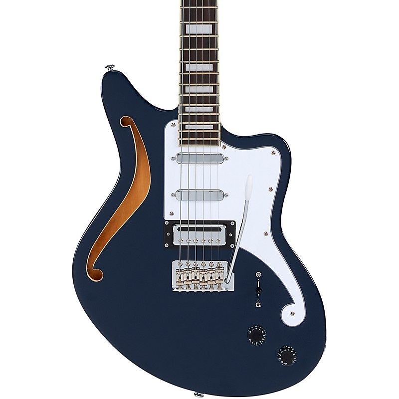 D’Angelico Premier Series Bedford SH Limited-Edition Electric Guitar With Tremolo Navy Blue