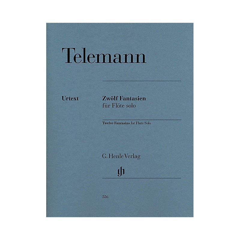 G. Henle Verlag 12 Fantasias for Flute Solo TWV 40:2-13 Henle Music Softcover Composed by Telemann Edited by Marion Beyer