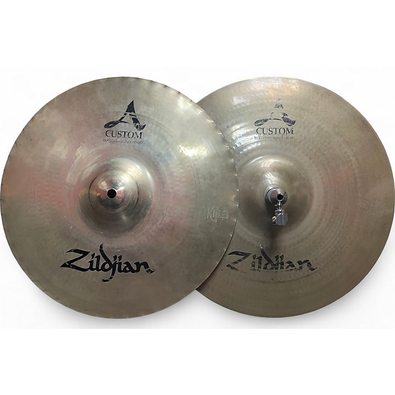 Used Zildjian 14in Avedis Hi Hat Pair Cymbal 33