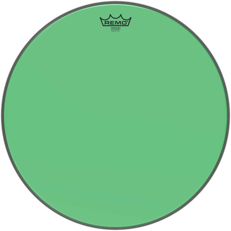 Remo 18″ Emperor Colortone Green Head